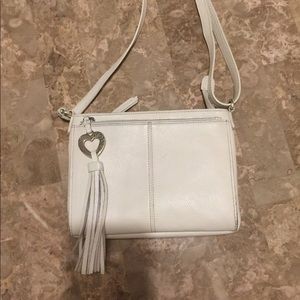 Brighton White Crossbody Organizer Bag
